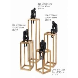 冥思者擺件(四入一組)-y16106-立體雕塑.擺飾-立體擺飾系列-動物、人物系列